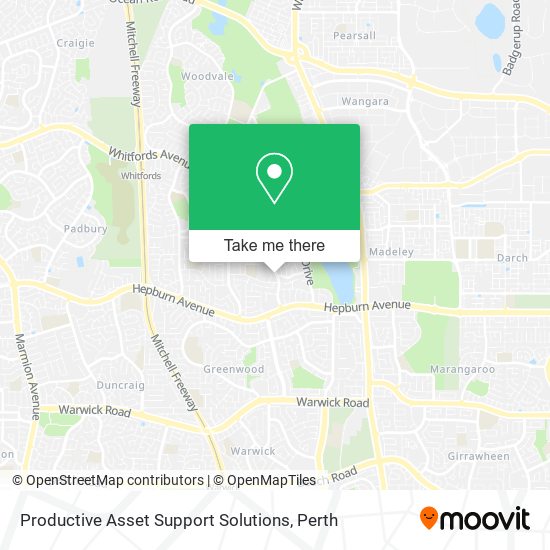 Productive Asset Support Solutions map