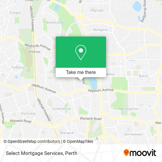 Select Mortgage Services map