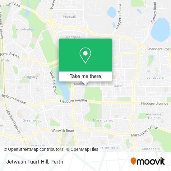Jetwash Tuart Hill map