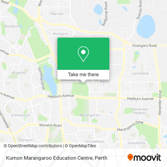 Kumon Marangaroo Education Centre map