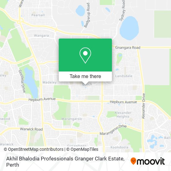 Akhil Bhalodia Professionals Granger Clark Estate map