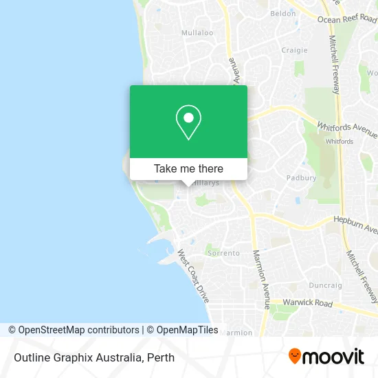 Mapa Outline Graphix Australia