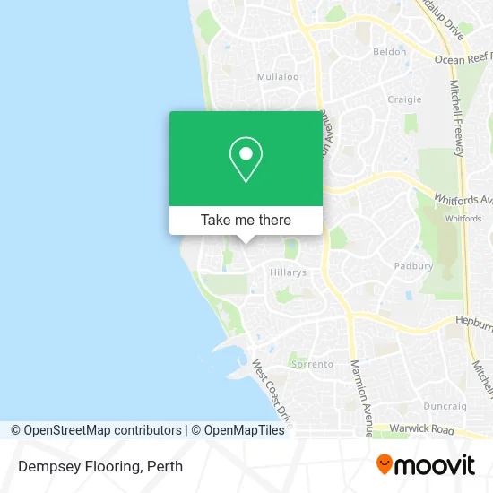 Mapa Dempsey Flooring