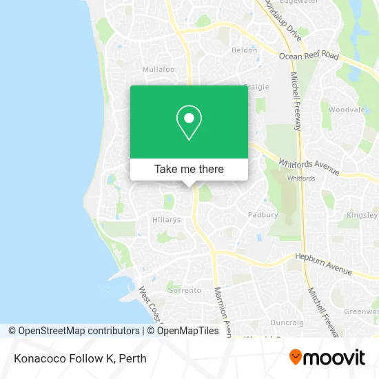 Mapa Konacoco Follow K