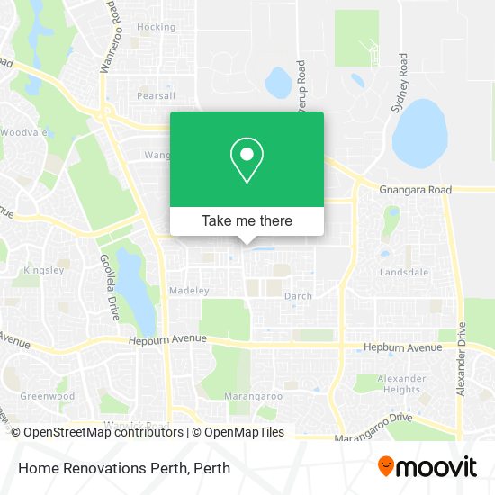 Home Renovations Perth map