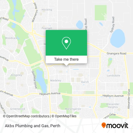 Mapa Akbs Plumbing and Gas