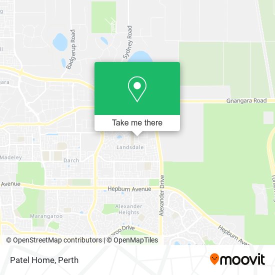 Patel Home map