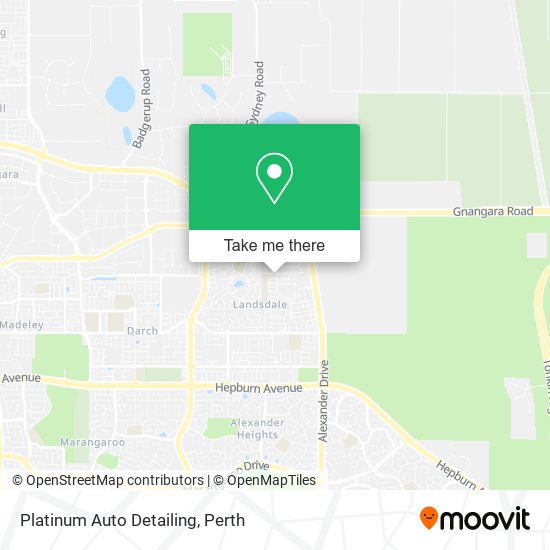 Platinum Auto Detailing map