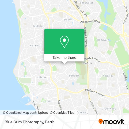 Blue Gum Photgraphy map