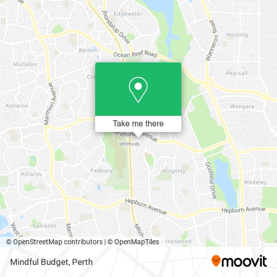 Mindful Budget map