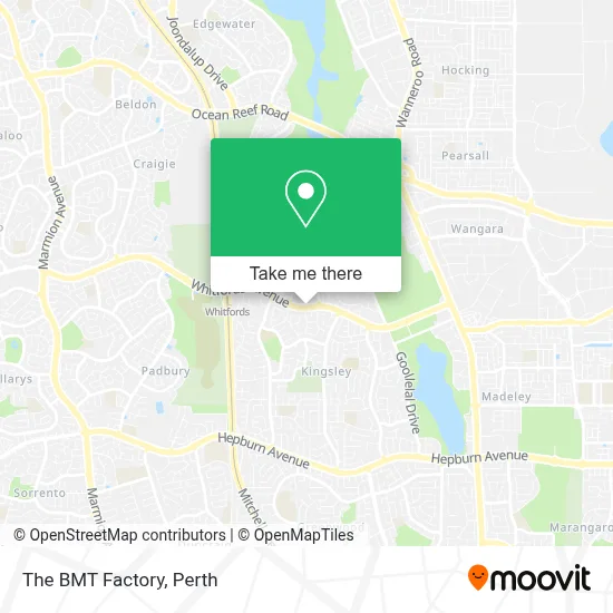 Mapa The BMT Factory