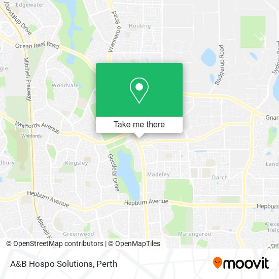 A&B Hospo Solutions map