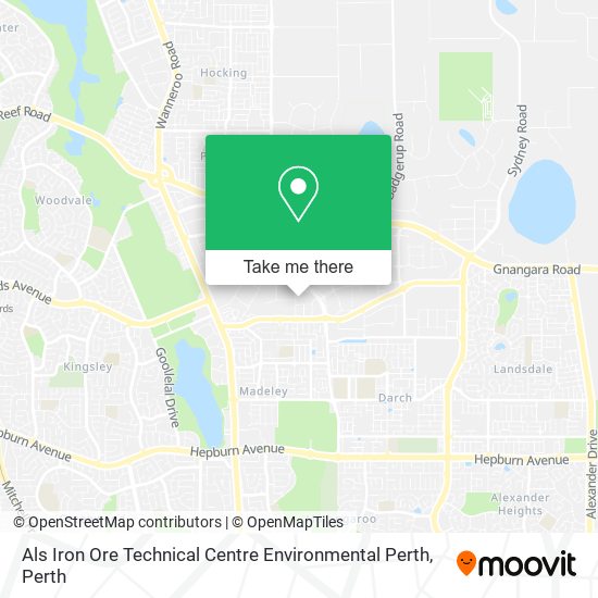 Als Iron Ore Technical Centre Environmental Perth map