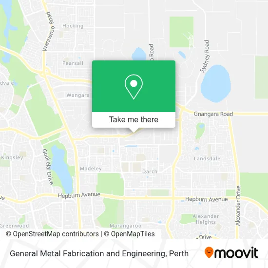 Mapa General Metal Fabrication and Engineering