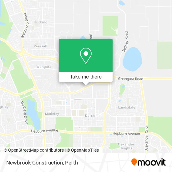 Mapa Newbrook Construction