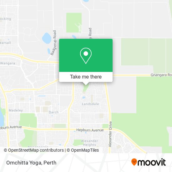 Omchitta Yoga map