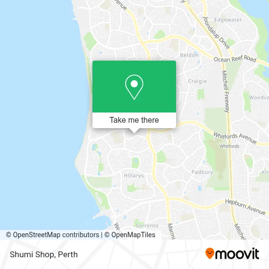 Mapa Shumi Shop