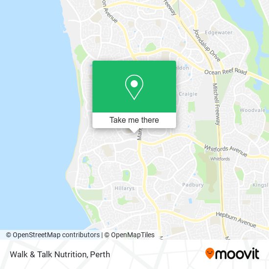 Mapa Walk & Talk Nutrition