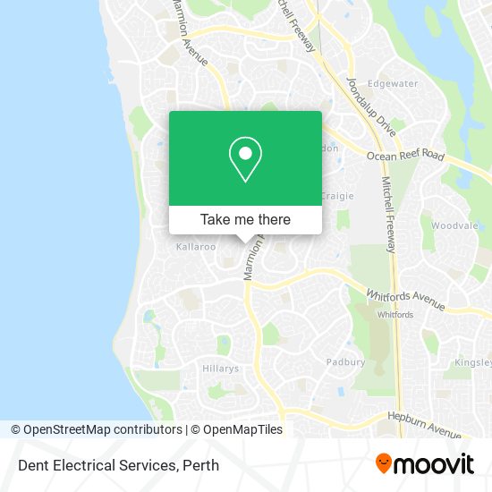 Mapa Dent Electrical Services