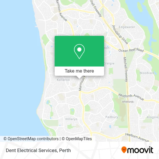 Mapa Dent Electrical Services
