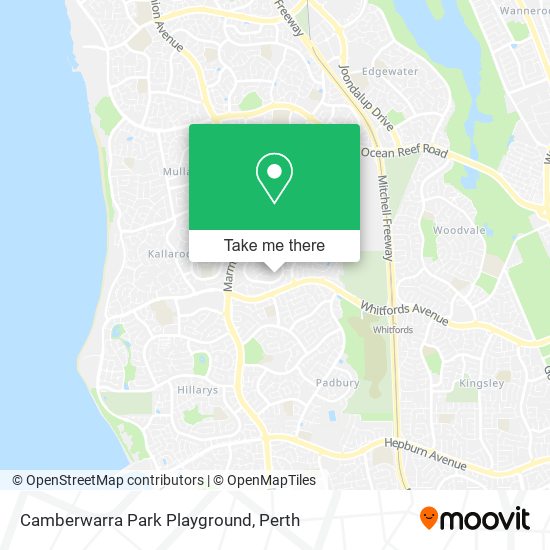 Camberwarra Park Playground map