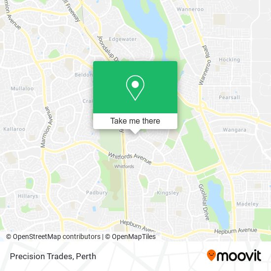 Precision Trades map
