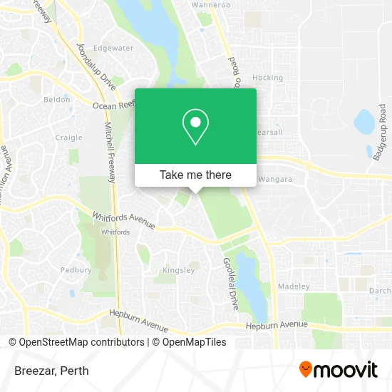 Mapa Breezar