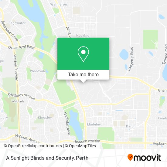 A Sunlight Blinds and Security map