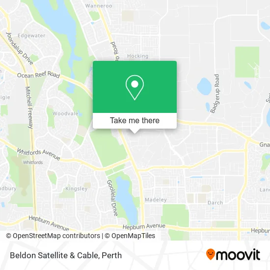 Mapa Beldon Satellite & Cable