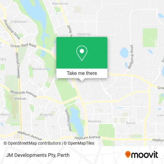 Mapa JM Developments Pty