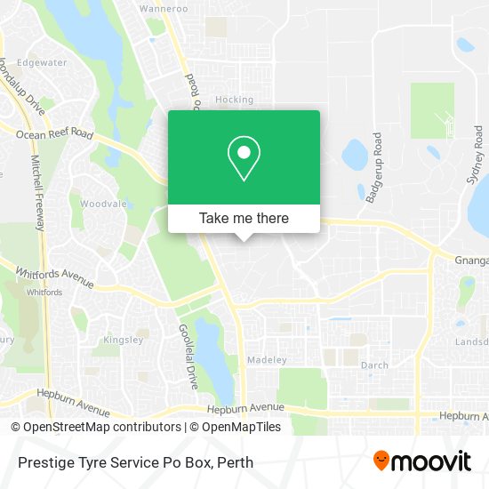 Prestige Tyre Service Po Box map
