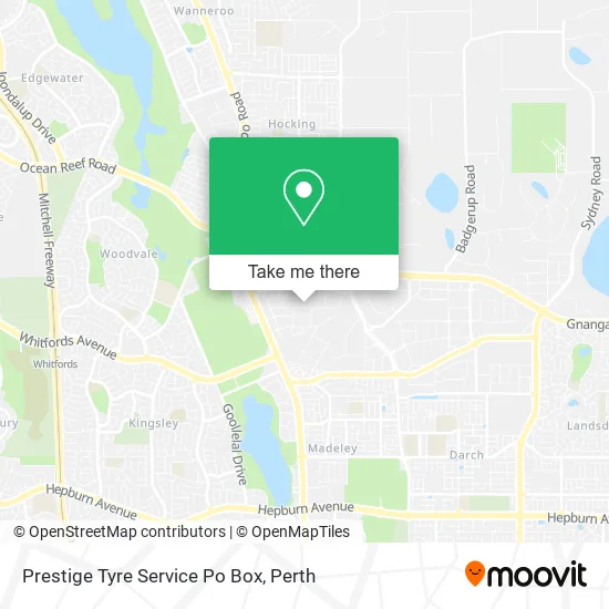 Prestige Tyre Service Po Box map