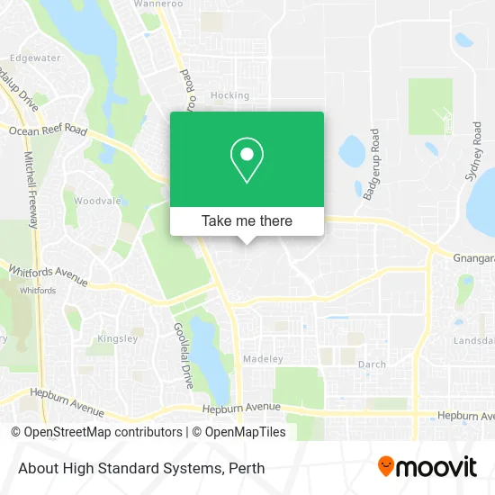 Mapa About High Standard Systems