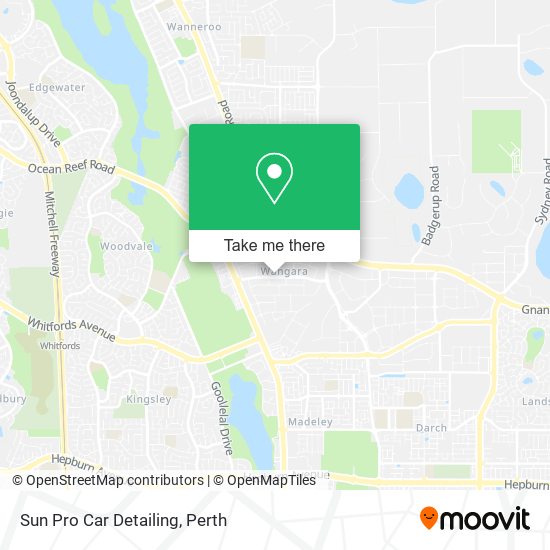 Sun Pro Car Detailing map