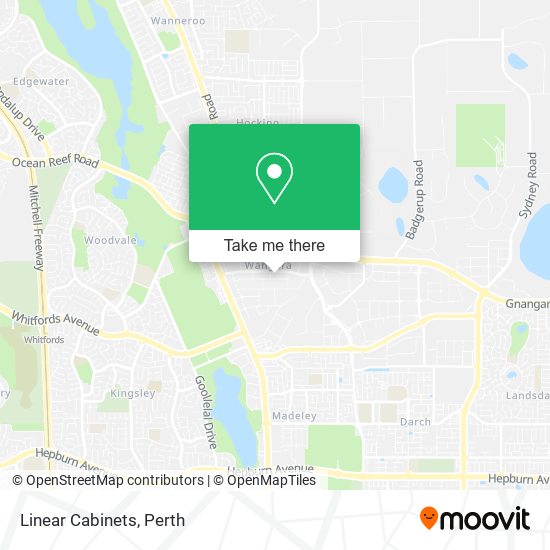 Linear Cabinets map
