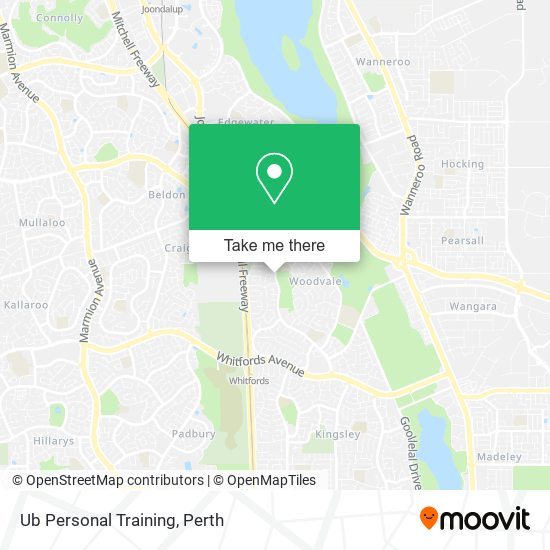 Ub Personal Training map
