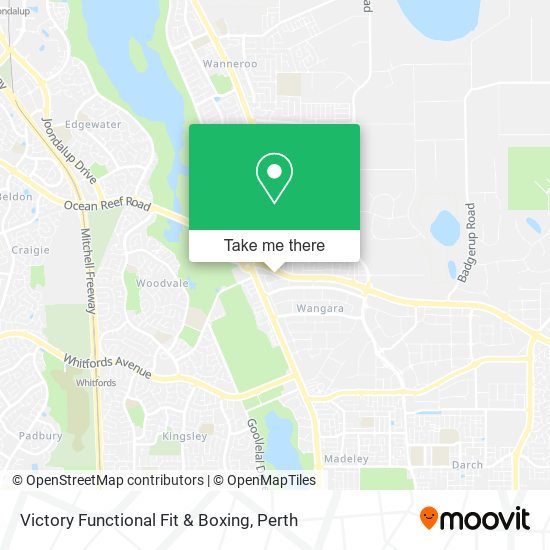 Victory Functional Fit & Boxing map
