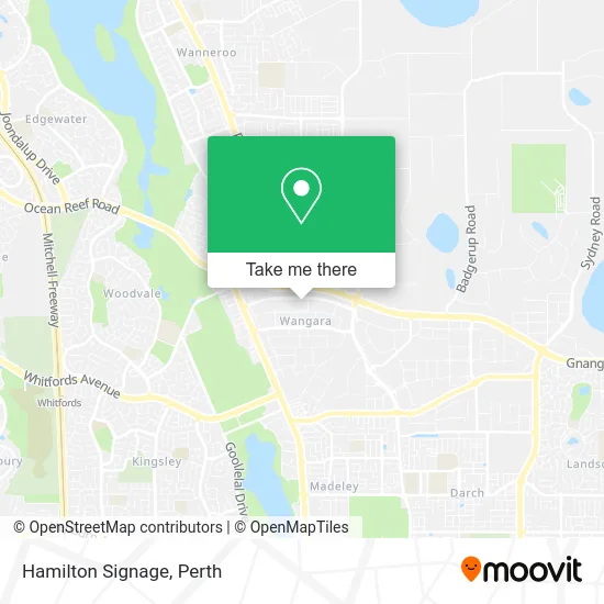 Mapa Hamilton Signage