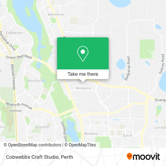 Mapa Cobwebbs Craft Studio