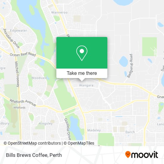 Bills Brews Coffee map