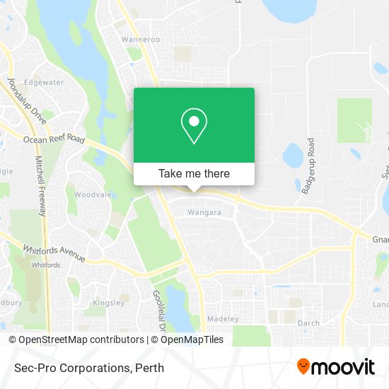 Sec-Pro Corporations map