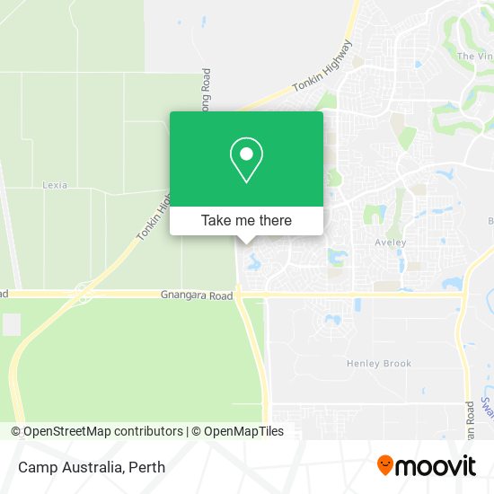 Camp Australia map