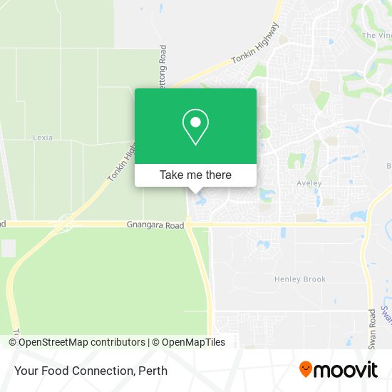 Your Food Connection map