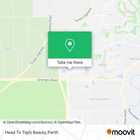 Head To Taylz Beauty map