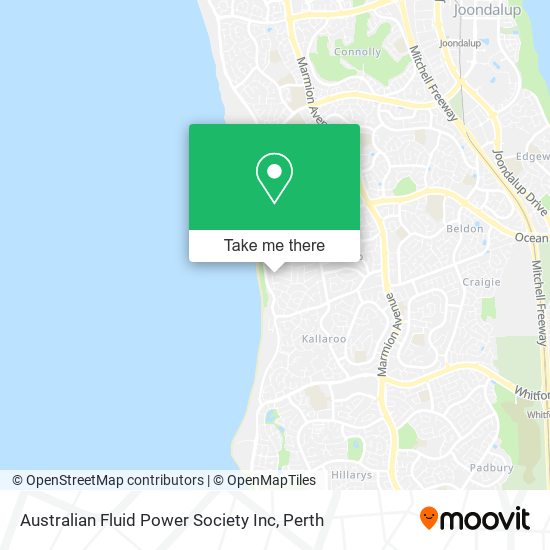 Australian Fluid Power Society Inc map