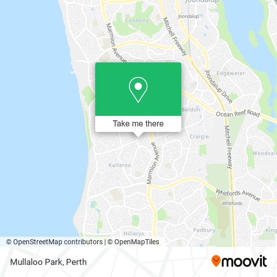 Mullaloo Park map