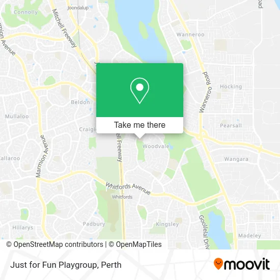 Mapa Just for Fun Playgroup