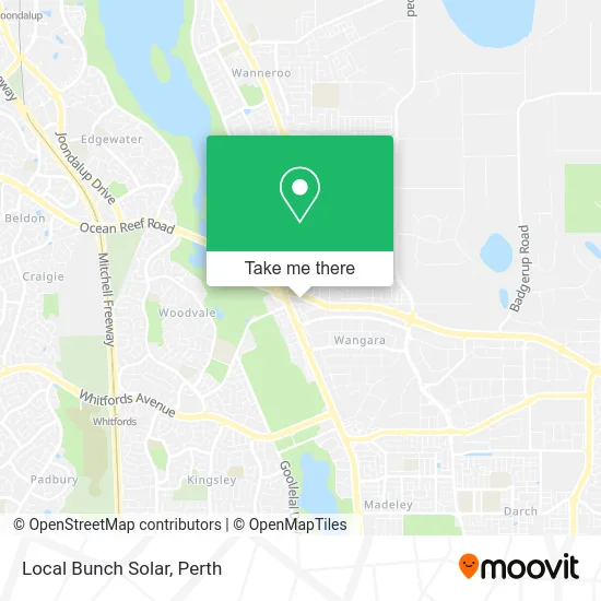 Local Bunch Solar map