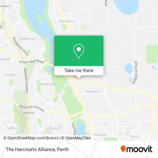 The Harcourts Alliance map