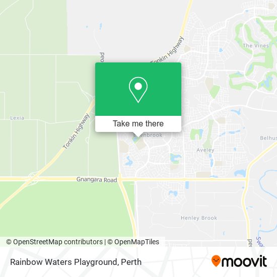 Rainbow Waters Playground map
